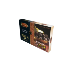 300gr Çikolata Kaplı Antepli Çifte Kavrulmuş Lokum